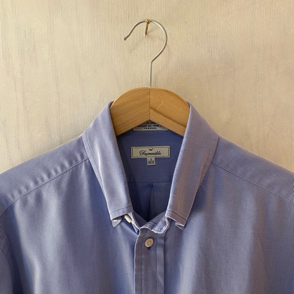 FACCONABLE Men’s Button Down Dress Shirt - Picture 1 of 6